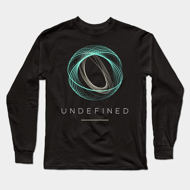 Undefined Abstract Geometry Space Design Long Sleeve T-Shirt by New East 